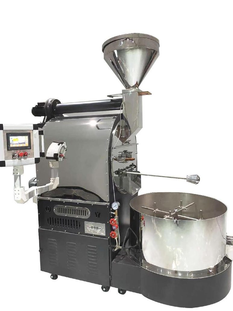20kg coffee-roaster-with-PLC-Control-Panel