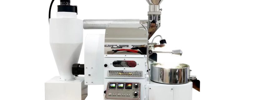 white-color-coffee-roaster